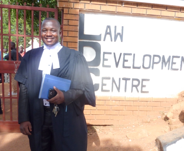 Emmanuel at his final graduation