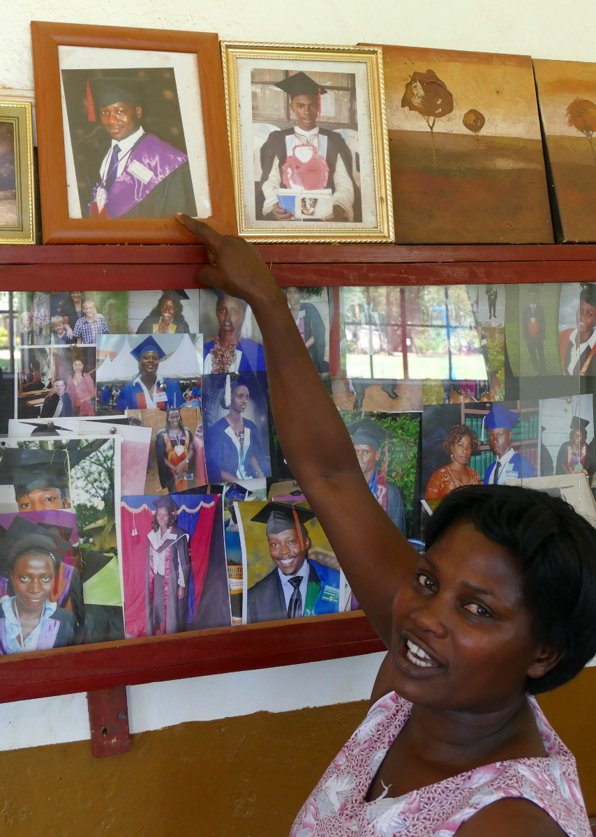 Emmanuel graduation picture